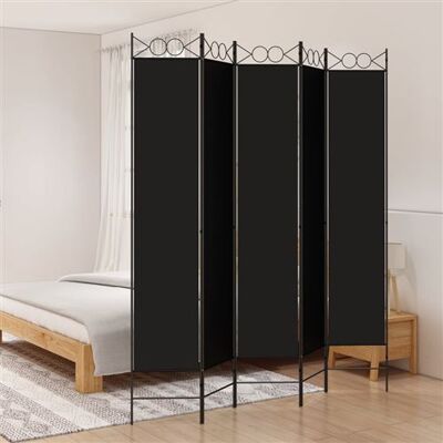 Non communiqué vidaXL Cloison de Séparation 5 Panneaux Séparateur de Pièce Pliable Diviseur Écran d'Intimité Paravent Décoration Salon Noir 200x220 cm Tissu Noir - Publicité Non communiqué vidaXL Cloison de Séparation 5 Panneaux Séparateur de Pièce Pliable Diviseur Écran d'Intimité Paravent Décoration Salon Noir 200x220 cm Tissu Noir - Publicité