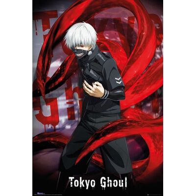 1art1 Tokyo Ghoul Poster - Ken Kaneki (91x61 cm) - Publicité 1art1 Tokyo Ghoul Poster - Ken Kaneki (91x61 cm) - Publicité