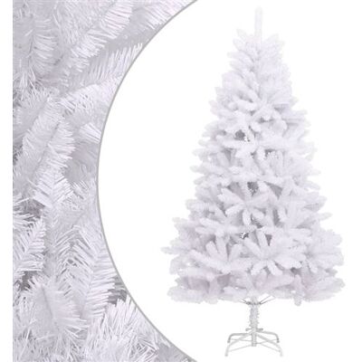 Non communiqué vidaXL Sapin de Noël artificiel à charnières avec support blanc 180 cm, arbre de Noël, arbre de Noël artificiel, ornement de Noël, décoration de Noël Blanc - Publicité Non communiqué vidaXL Sapin de Noël artificiel à charnières avec support blanc 180 cm, arbre de Noël, arbre de Noël artificiel, ornement de Noël, décoration de Noël Blanc - Publicité