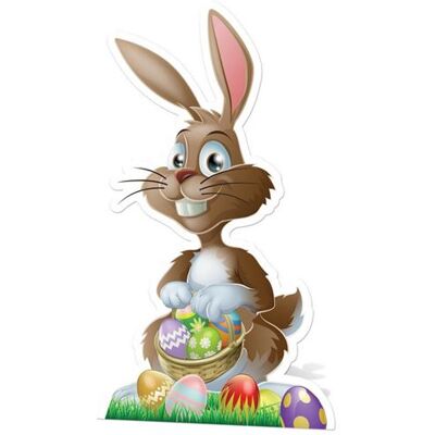 Générique STAR CUTOUTS Figurine en carton Lapin de Pâques 97 cm Multicolors - Publicité Générique STAR CUTOUTS Figurine en carton Lapin de Pâques 97 cm Multicolors - Publicité