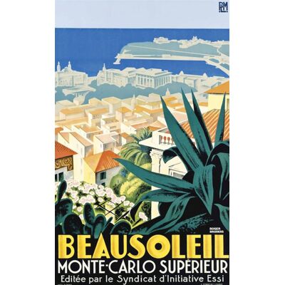 Non communiqué Fabulous Poster Monte carlo monaco affiche vintage (42cm x 68cm) - Publicité Non communiqué Fabulous Poster Monte carlo monaco affiche vintage (42cm x 68cm) - Publicité