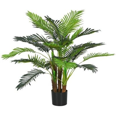 Non communiqué Palmier artificiel H.1 m arbre artificiel tronc branches lichen feuilles grand réalisme pot inclus - Publicité Non communiqué Palmier artificiel H.1 m arbre artificiel tronc branches lichen feuilles grand réalisme pot inclus - Publicité
