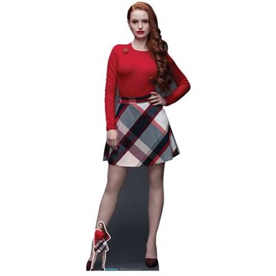 Décor en carton grandeur nature de Cheryl Blossom de Riverdale - M Petsch - Publicité Décor en carton grandeur nature de Cheryl Blossom de Riverdale - M Petsch - Publicité