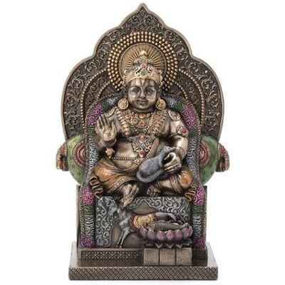 Figurine en Résine Signes Grimalt Buddha Kubera - 19x13x9cm - Publicité Figurine en Résine Signes Grimalt Buddha Kubera - 19x13x9cm - Publicité