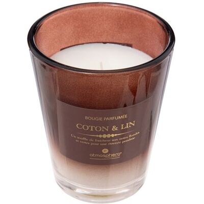 Non communiqué Atmosphera Créateur d'intérieur - Bougie Parfumée "Alma" 270g Coton & Lin Marron - Publicité Non communiqué Atmosphera Créateur d'intérieur - Bougie Parfumée "Alma" 270g Coton & Lin Marron - Publicité