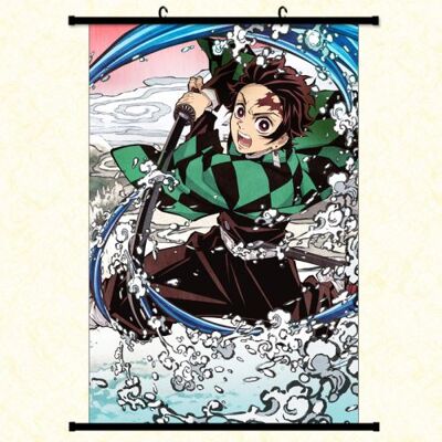 OEM Poster en toile étanche avec cadre en PVC - Demon Slayer (#780),40x60 CM - Publicité OEM Poster en toile étanche avec cadre en PVC - Demon Slayer (#780),40x60 CM - Publicité