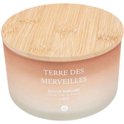 Non communiqué Atmosphera Créateur d'intérieur - Bougie Parfumée en Verre "Sana" 420g Terre des Merveilles - Publicité Non communiqué Atmosphera Créateur d'intérieur - Bougie Parfumée en Verre "Sana" 420g Terre des Merveilles - Publicité