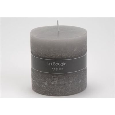Non communiqué Bougie gros cylindre gris (lot de 6) - Amadeus - Gris - Cire Gris - Publicité Non communiqué Bougie gros cylindre gris (lot de 6) - Amadeus - Gris - Cire Gris - Publicité