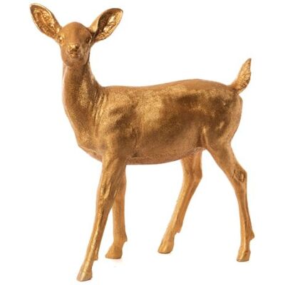 Non communiqué Statue : Biche dorée 70 cm - Amadeus - Or / Doré - Résine Doré - Publicité Non communiqué Statue : Biche dorée 70 cm - Amadeus - Or / Doré - Résine Doré - Publicité
