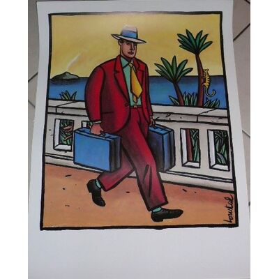 Générique LOUSTAL - 50x70 cm - AFFICHE / POSTER - Publicité Générique LOUSTAL - 50x70 cm - AFFICHE / POSTER - Publicité