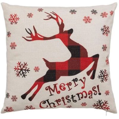 Non communiqué Atmosphera Créateur d'intérieur - Coussin Déco de Noël "Renne" 40x40cm Beige Beige - Publicité Non communiqué Atmosphera Créateur d'intérieur - Coussin Déco de Noël "Renne" 40x40cm Beige Beige - Publicité