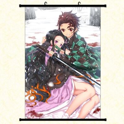 OEM Poster en toile étanche avec cadre en PVC - Demon Slayer (#793),60x90 CM - Publicité OEM Poster en toile étanche avec cadre en PVC - Demon Slayer (#793),60x90 CM - Publicité