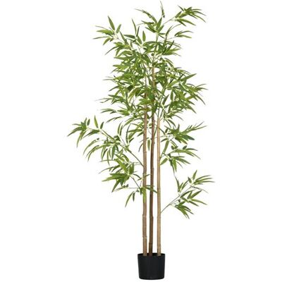 Non communiqué Bambou artificiel 1,80H m - plante artificielle - 830 feuilles réalistes, vrais troncs - pot inclus - Publicité Non communiqué Bambou artificiel 1,80H m - plante artificielle - 830 feuilles réalistes, vrais troncs - pot inclus - Publicité