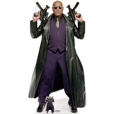 Iconicgreats - Morpheus From The Matrix - Décor Carton - Publicité Iconicgreats - Morpheus From The Matrix - Décor Carton - Publicité