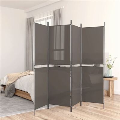 Non communiqué vidaXL Cloison de Séparation 5 Panneaux Séparateur de Pièce Pliable Diviseur Écran d'Intimité Paravent Décoration Salon Anthracite 250x180 cm Tissu - Publicité Non communiqué vidaXL Cloison de Séparation 5 Panneaux Séparateur de Pièce Pliable Diviseur Écran d'Intimité Paravent Décoration Salon Anthracite 250x180 cm Tissu - Publicité