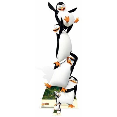 Star Cutouts SC969 Décoration de fête pingouins Madagascar - Madagascar Penguins - Publicité Star Cutouts SC969 Décoration de fête pingouins Madagascar - Madagascar Penguins - Publicité