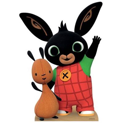 Iconicgreats - Bing Bunny Rabbit And Flop - 95cm - Cardboard Cutout - Publicité Iconicgreats - Bing Bunny Rabbit And Flop - 95cm - Cardboard Cutout - Publicité