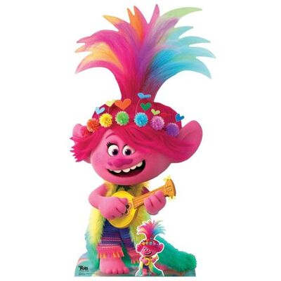 Générique STAR CUTOUTS Figurine en carton Les Trolls 2 - Poppy en robe pop avec son ukulele Hauteur 160 cm Multicolors - Publicité Générique STAR CUTOUTS Figurine en carton Les Trolls 2 - Poppy en robe pop avec son ukulele Hauteur 160 cm Multicolors - Publicité