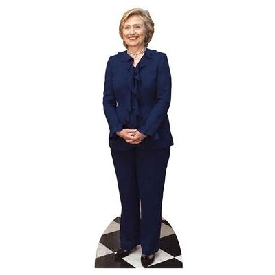 Générique STAR CUTOUTS Figurine en carton Hillary Clinton 177 cm Noir - Publicité Générique STAR CUTOUTS Figurine en carton Hillary Clinton 177 cm Noir - Publicité