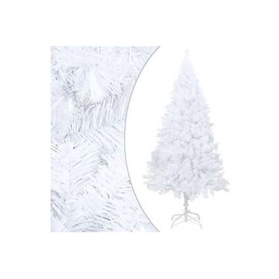 Arbre de Noël artificiel blanc avec branches épaisses - 180cm vidaXL - Publicité Arbre de Noël artificiel blanc avec branches épaisses - 180cm vidaXL - Publicité