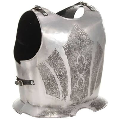 Non communiqué Cuirasse d armure corporelle chevalier médiéval Argenté Acier Argent - Publicité Non communiqué Cuirasse d armure corporelle chevalier médiéval Argenté Acier Argent - Publicité