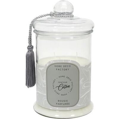 Non communiqué Bougie Bonbonnière Parfumée Senteur Coton H29cm - TAGADA - ALTOBUY Blanc - Publicité Non communiqué Bougie Bonbonnière Parfumée Senteur Coton H29cm - TAGADA - ALTOBUY Blanc - Publicité
