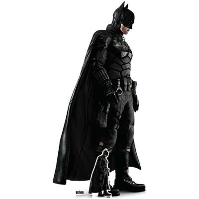 Iconicgreats La silhouette en carton grandeur nature de The Batman 2022 Robert Pattinson - Silhouette en carton - Publicité Iconicgreats La silhouette en carton grandeur nature de The Batman 2022 Robert Pattinson - Silhouette en carton - Publicité