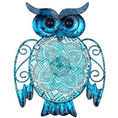 Signes Grimalt Figure de Chouette Murale - Bleu - 19x15cm - Décor Jardin - Publicité Signes Grimalt Figure de Chouette Murale - Bleu - 19x15cm - Décor Jardin - Publicité