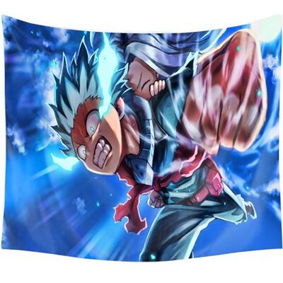 Non communiqué Tapisserie murale en polyester My Hero Academia décorations pour la maison – 130*150cm (Izuku Midoriya bleu) Bleu - Publicité Non communiqué Tapisserie murale en polyester My Hero Academia décorations pour la maison – 130*150cm (Izuku Midoriya bleu) Bleu - Publicité