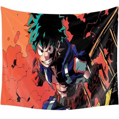 Non communiqué Tapisserie murale en polyester My Hero Academia décorations pour la maison – 130*150cm (Izuku Midoriya orange) Orange - Publicité Non communiqué Tapisserie murale en polyester My Hero Academia décorations pour la maison – 130*150cm (Izuku Midoriya orange) Orange - Publicité