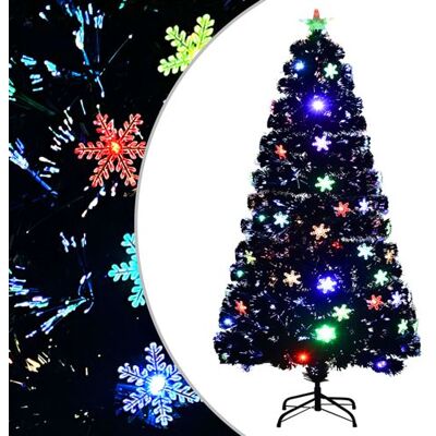 Non communiqué vidaXL Sapin de Noël et Flocons de Neige LED Arbre Artificiel Ornement de Fête Décoration de Vacances Intérieur Noir 120 cm Fibre Optique Noir - Publicité Non communiqué vidaXL Sapin de Noël et Flocons de Neige LED Arbre Artificiel Ornement de Fête Décoration de Vacances Intérieur Noir 120 cm Fibre Optique Noir - Publicité