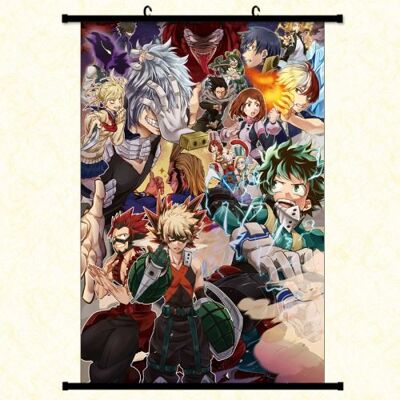 OEM Poster en toile étanche avec cadre en PVC - My Hero Academia (#130),60x90 CM - Publicité OEM Poster en toile étanche avec cadre en PVC - My Hero Academia (#130),60x90 CM - Publicité