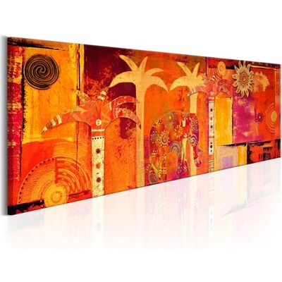 Cadre ARTGEIST Collage Africain - 150x50 cm Art mural - Publicité Cadre ARTGEIST Collage Africain - 150x50 cm Art mural - Publicité