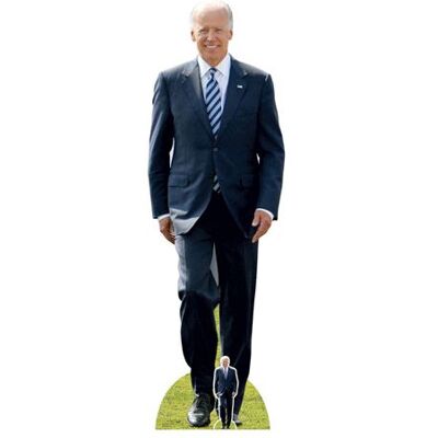 Non communiqué STAR CUTOUTS Figurine en carton Président Américain Joe Biden souriant - Haut 183 cm Bleu - Publicité Non communiqué STAR CUTOUTS Figurine en carton Président Américain Joe Biden souriant - Haut 183 cm Bleu - Publicité