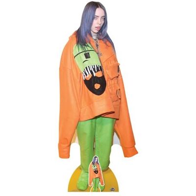 Star Cutouts CS814 Billie Eilish Langue dehors Découpe en carton grandeur nature - Cardboard Cutout - Publicité Star Cutouts CS814 Billie Eilish Langue dehors Découpe en carton grandeur nature - Cardboard Cutout - Publicité