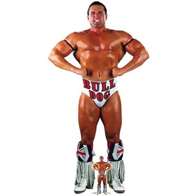 Iconicgreats - British Bulldog WWE - 181cm - Cardboard - Publicité Iconicgreats - British Bulldog WWE - 181cm - Cardboard - Publicité