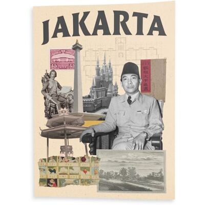 Non communiqué Fabulous Poster Jakarta vintage (91cm x 128cm) - Publicité Non communiqué Fabulous Poster Jakarta vintage (91cm x 128cm) - Publicité