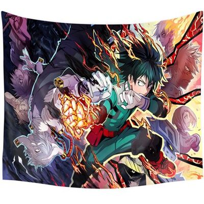 Non communiqué Tapisserie murale en polyester My Hero Academia décorations pour la maison – 230*150cm (#A1903) - Publicité Non communiqué Tapisserie murale en polyester My Hero Academia décorations pour la maison – 230*150cm (#A1903) - Publicité