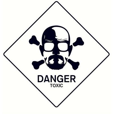 Non communiqué Fabulous Poster Breaking bad danger toxic logo (42 cm x 42 cm) - Publicité Non communiqué Fabulous Poster Breaking bad danger toxic logo (42 cm x 42 cm) - Publicité