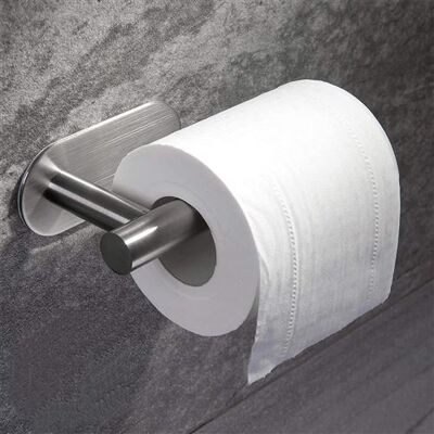 Non communiqué Porte-Rouleau de Papier Toilette sans perçage argenté pour Salle de Bain et buanderie Acier Inoxydable SUS304 Nickel brossé argent - Publicité Non communiqué Porte-Rouleau de Papier Toilette sans perçage argenté pour Salle de Bain et buanderie Acier Inoxydable SUS304 Nickel brossé argent - Publicité