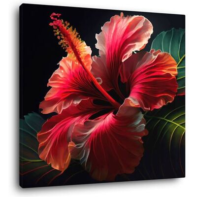 Non communiqué Tableau sur toile hibiscus 45x45 cm CEANOTHE Décoration Murale Art Décoratif Muraux Peinture Imprimée en HD Salon Chambre Bureau Fabriqué en France Rouge - Publicité Non communiqué Tableau sur toile hibiscus 45x45 cm CEANOTHE Décoration Murale Art Décoratif Muraux Peinture Imprimée en HD Salon Chambre Bureau Fabriqué en France Rouge - Publicité