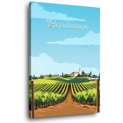Non communiqué Tableau sur toile illustration vignes Bordeaux 30x45 cm CEANOTHE Décoration Murale Art Décoratif Muraux Peinture Imprimée en HD Salon Chambre Bureau Fabriqué en France Vert - Publicité Non communiqué Tableau sur toile illustration vignes Bordeaux 30x45 cm CEANOTHE Décoration Murale Art Décoratif Muraux Peinture Imprimée en HD Salon Chambre Bureau Fabriqué en France Vert - Publicité