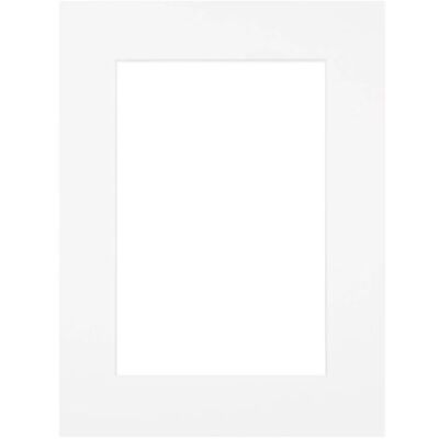 Générique Passe-partout blanc 40x50 cm ouverture 24x30 cm CEANOTHE en carton - Fabriqué en France Blanc - Publicité Générique Passe-partout blanc 40x50 cm ouverture 24x30 cm CEANOTHE en carton - Fabriqué en France Blanc - Publicité