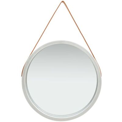 vidaXL Miroir mural avec sangle 60 cm Argenté Argent - Publicité vidaXL Miroir mural avec sangle 60 cm Argenté Argent - Publicité