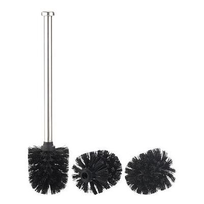 Bade Stern Brosse WC en acier inoxydable avec têtes de rechange Ø 7 cm - Noir Noir - Publicité Bade Stern Brosse WC en acier inoxydable avec têtes de rechange Ø 7 cm - Noir Noir - Publicité