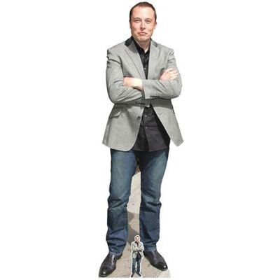Star Cutouts - CS860 - Elon Musk - Multicolore - Silhouette en Carton - Publicité Star Cutouts - CS860 - Elon Musk - Multicolore - Silhouette en Carton - Publicité