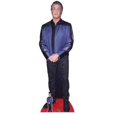 Non communiqué STAR CUTOUTS Figurine en carton Sylvester Stallone 177 cm Noir - Publicité Non communiqué STAR CUTOUTS Figurine en carton Sylvester Stallone 177 cm Noir - Publicité