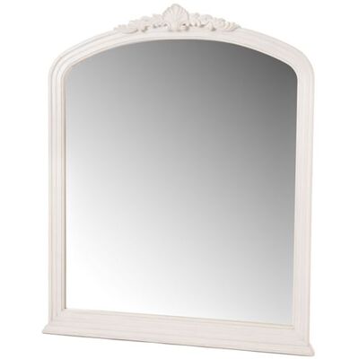 Miroir en Bois Blanc Loberon - 120x6 cm - Décor Élégant - Publicité Miroir en Bois Blanc Loberon - 120x6 cm - Décor Élégant - Publicité