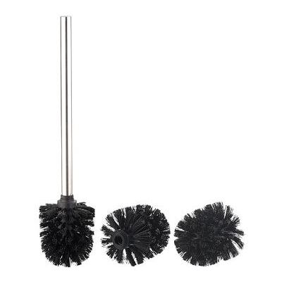 Bade Stern Brosse WC en acier inoxydable avec têtes de rechange Ø 8 cm - Noir Noir - Publicité Bade Stern Brosse WC en acier inoxydable avec têtes de rechange Ø 8 cm - Noir Noir - Publicité