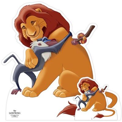 Non communiqué STAR CUTOUTS Figurine en carton – Mufasa et Rafiki - Le Roi Lion - Haut 74 cm Multicolors - Publicité Non communiqué STAR CUTOUTS Figurine en carton – Mufasa et Rafiki - Le Roi Lion - Haut 74 cm Multicolors - Publicité